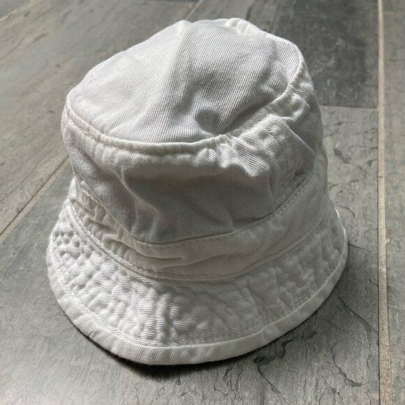 Baby Gap Cotton Bucket Sun Hat – White, Size XS (up to 3 months) - Picture 1 of 9